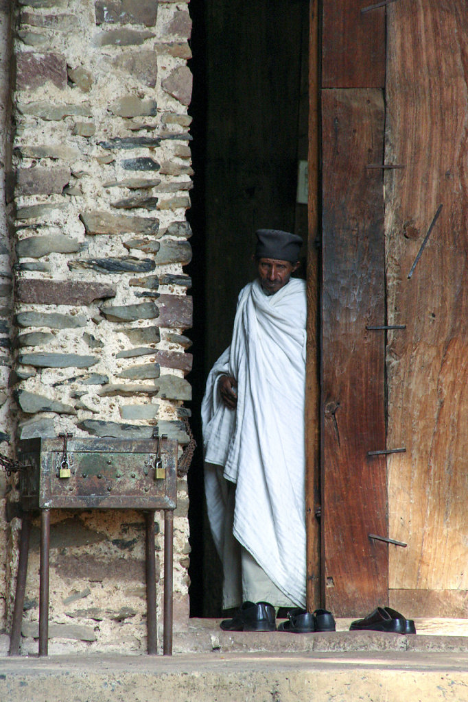14. Ethiopie - Gonder. Monnik